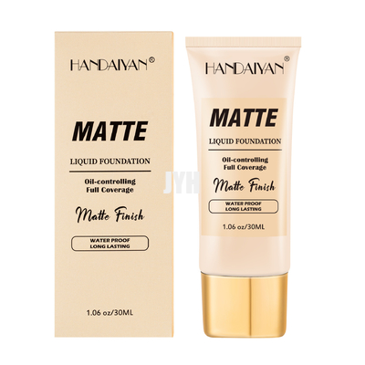 Natural Waterproof Foundation Makeup Conclear Nude Makeup Matte Finish Coverage Long Lasting