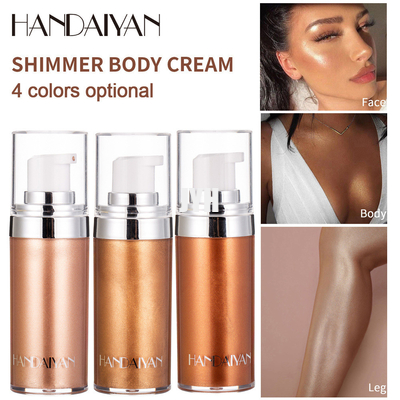 20ml Face And Body Luminizer Highlighter Cream Liquid Bronzer Illuminator Glow Glistening Makeup Foundation