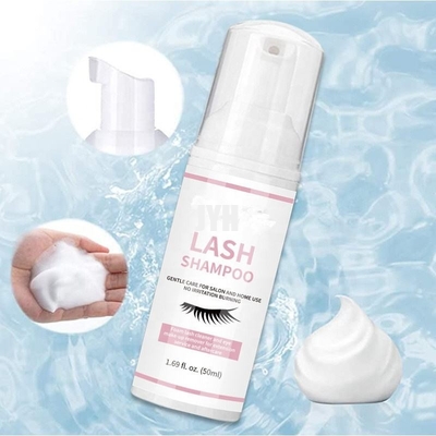 60ml Vegan Eyelash Extension Cleanser Lash Shampoo Lash Foam Cleanser