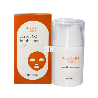 Carrot Bubble Facial Clay Mask Whitening Remove Black Head Deep Cleansing Pores