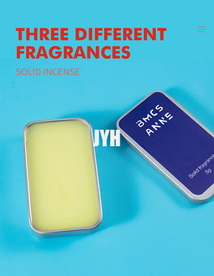 OEM 10mL Solid Travel Natural Perfume Balm For Men Women