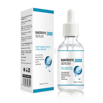 Timeless Anti Wrinkle Serum Matrixyl 3000 Peptide Hyaluronic Acid Face Serum Glowing Glass