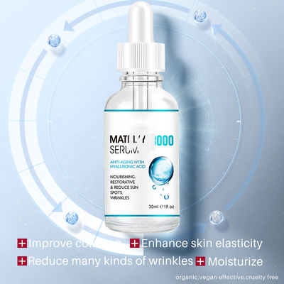 Timeless Anti Wrinkle Serum Matrixyl 3000 Peptide Hyaluronic Acid Face Serum Glowing Glass