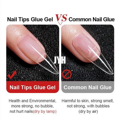 Multifunctional Base Coat Strengthener Nail Tips Glue Gel Private Label Crystal Gel Glue