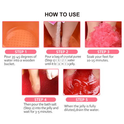 Toenail Treatment Soothing Lavender Foot Soak With Bath Salt For Foot SPA