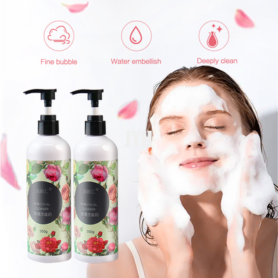 Custom Soothing Facial Rose Cleanser Moisturizer Black Head Pore Cleaner GMPC