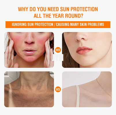 Moisturizing All Natural Spf 50 Zinc Oxide Sunscreen With Color Sun Block Lotion