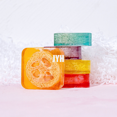 Luxury Personalized Individually Wrapped Bath Soap Essential Oil Flower Handmade