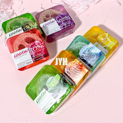 Luxury Personalized Individually Wrapped Bath Soap Essential Oil Flower Handmade