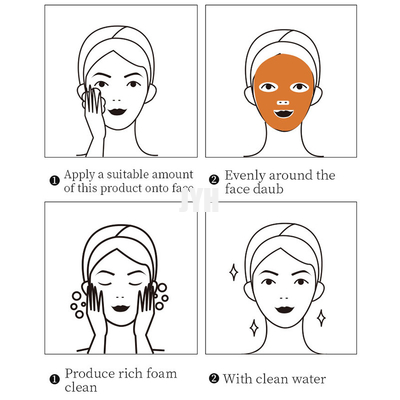 Cooling Oxy Bubble Facial Clay Mask Acne Treatment Remove Black Head Deep Cleansing