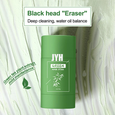 40G Green Tea Mask Stick Deep Pore Cleansing Skin Brightening Removes Blackheads