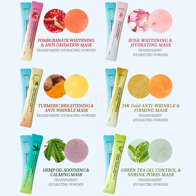 SPA Whitening Jelly Mask Anti Aging Hydrating Petals Face Mask Powder