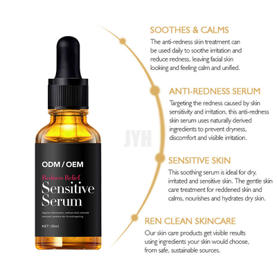Oem Private Label Organic Anti-Redness Serum For Reducing Redness Facial Serum