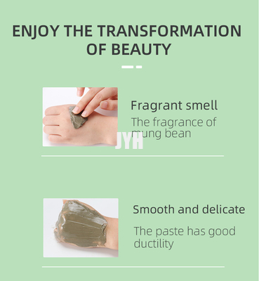 Cleansing Anti Acne Facial Clay Mask Face Mung Bean Purifying Green Mask