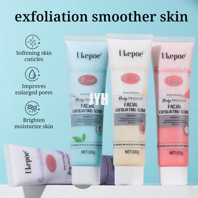 100g Sugar Whipped Organic Facial Scrub Exfolianting Whitening Body Scrub