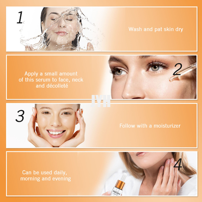 17ml  Vitamin C Hyaluronic Acid Face Serum Anti Wrinkle Hydrating