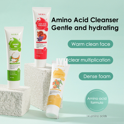 ISO Vc Whitening Cream Amino Acid Vitamin Facial Wash Deep Cleansing Face Cleanser