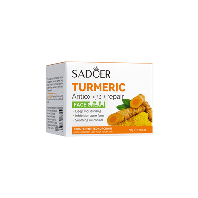 50G Turmeric Facial Cream Skin Care Whitening Acne Treatment Face Cream