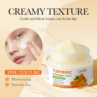 50G Turmeric Facial Cream Skin Care Whitening Acne Treatment Face Cream