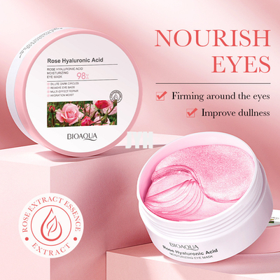 60PCS Deep Hydrating Sleeping Under Eye Mask Rose Pink Eye Patch