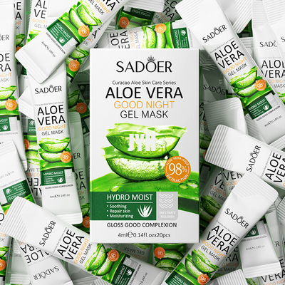Beauty Facial Mask Sheet Korean Whitening Moisturizing Aloe Vera Skin Care Mask