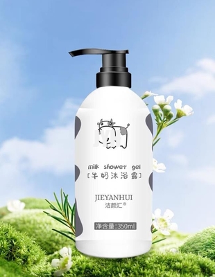 350ml Milk Body Wash Moisturizing Soothing Daily Cleanser Free From Parabens