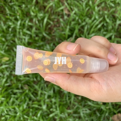 Private Label Gloss Lip Oil Squeeze Tubes Plumping Fruit Scented Flavour