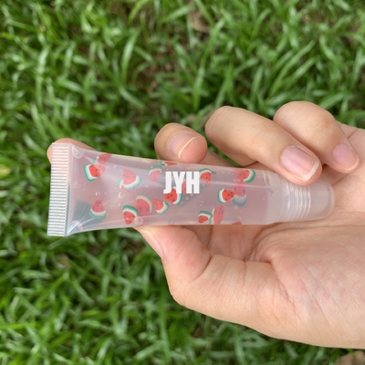 Private Label Gloss Lip Oil Squeeze Tubes Plumping Fruit Scented Flavour