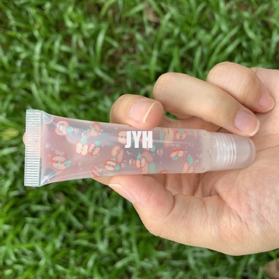 Private Label Gloss Lip Oil Squeeze Tubes Plumping Fruit Scented Flavour