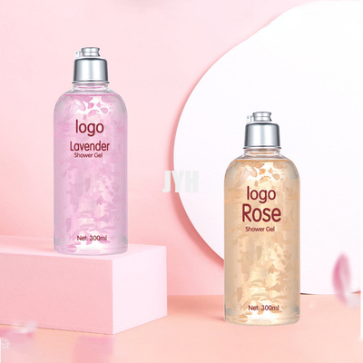 300ml OEM Skin Care Products Petal Perfume Cleansing Moisturizing Shower Gel