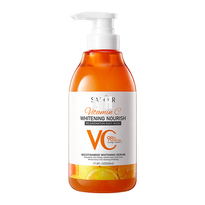 Exfoliating Vitamin C Natural Fragrance Body Wash Bath Shower Gel Deep Cleansing