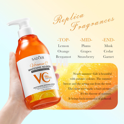 Exfoliating Vitamin C Natural Fragrance Body Wash Bath Shower Gel Deep Cleansing