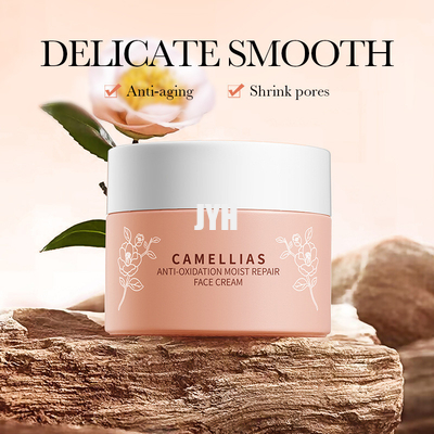 Unscented Scent OEM Skin Care Products Camellia Flower Anti Oxidant Moisturizing Repair Face Cream