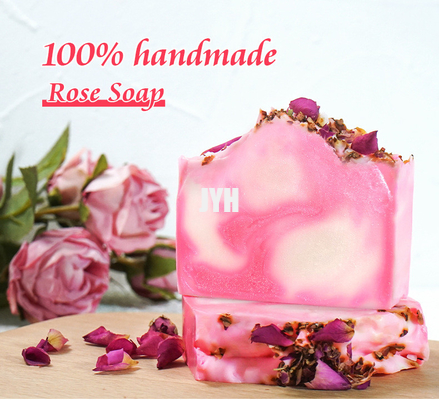100G Fragrance Essential Oil Face Soap Rose Petal Cold Process Soap