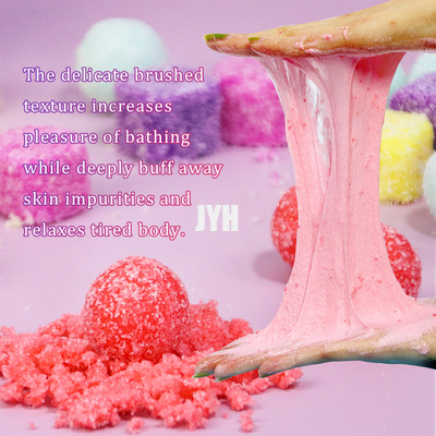 ODM 80G Bath Salt Scrub Ball Cleansing Dead Skin Cells Chicken Skin Bath Brushing
